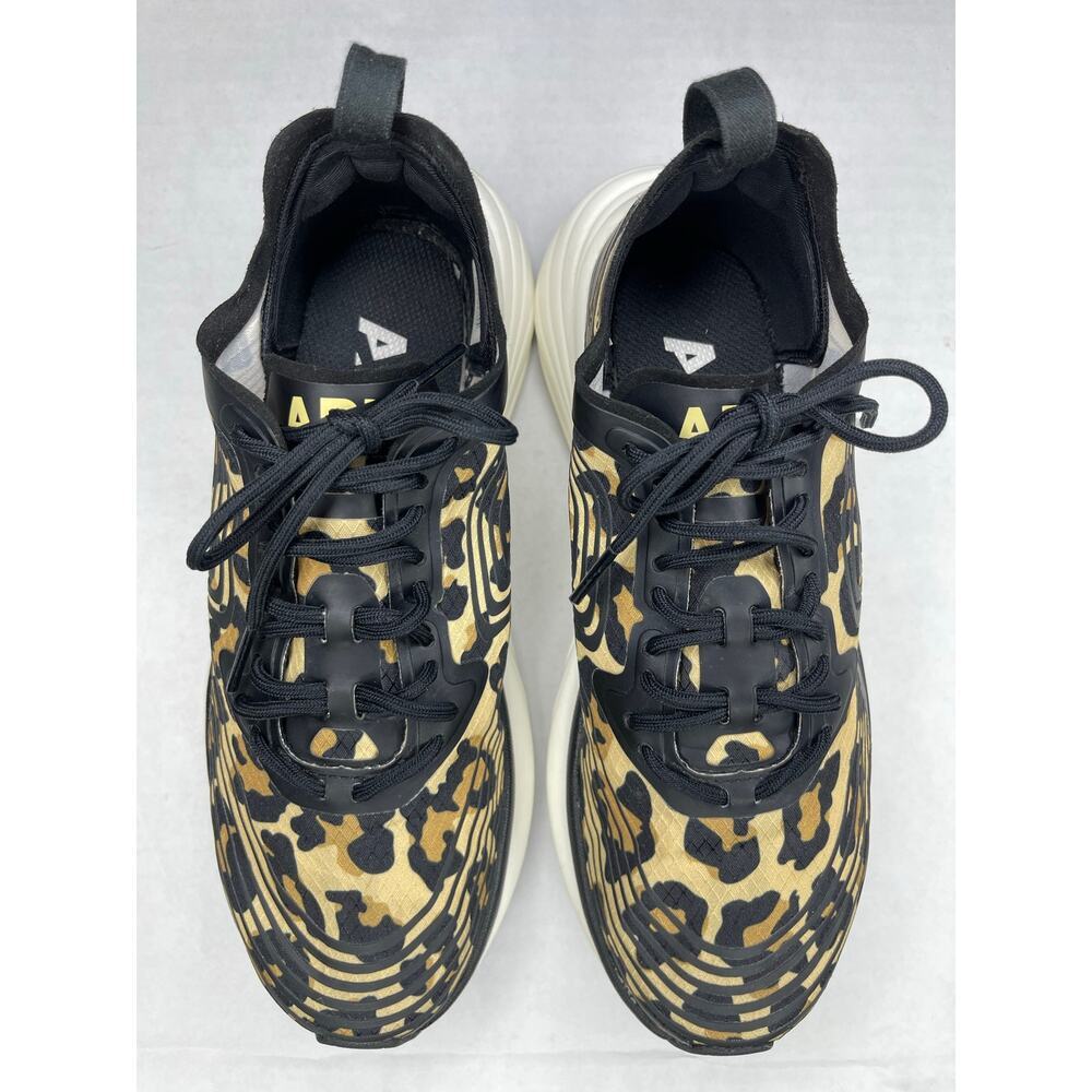 APL women’s Streamline Running Shoes size 6 Leopard Print Chunky Lightweight - Picture 9 of 11
